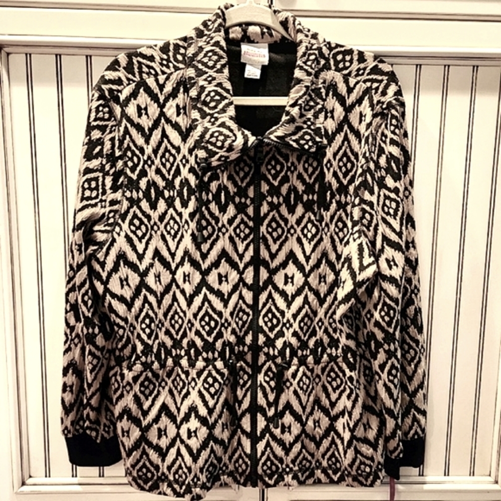 NWT Ruby Road Jacket Geometric Print Size XL